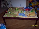 Train table daddy built