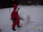 Camden's snowman