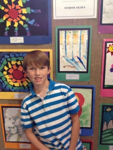 Carsten at the HUSD Art Show