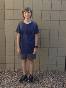 First day of 7th Grade