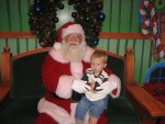 Carsten with Santa