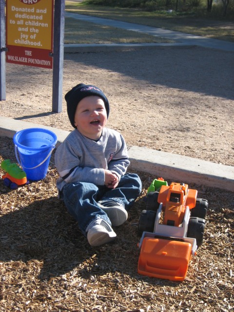 Carsten at a park in Tucson