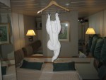 Towel Monkey in our cabin Saturday night